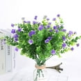 thumbnail image 3 of Artificial Flowers for Outdoors, Artificial Plants Fake Flowers Greenery Shrubs Plants for Decoration Outdoor Plants Hanging Planter Home Garden Decor, 13.78Inches, 3 of 5