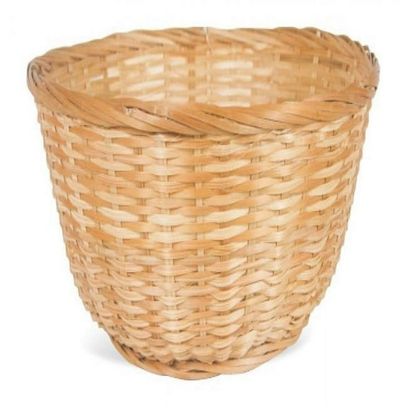 AI-5070-Q12 15 in. Round Bamboo Basket, Brown - Set of 12