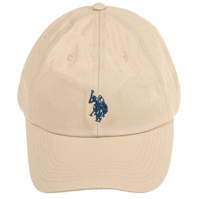 U.S. POLO ASSN. Gorra unisex - Logotipo, algodón, lisa Beige One Size