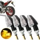 thumbnail image 1 of 4 Piezas Motocicleta 15 Luces LED de Señal de Giro Indicadores Ámbar Intermitentes 12V Mini Intermitentes Impermeables para Motocicleta (Nueva Versión), 1 of 5