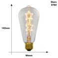 thumbnail image 3 of Bombilla Edison E27 220 V 40 W Lámpara Edison retro vintage ST64 G80 G95 G125 Bombilla incandescente Bombilla de filamento para decoración del hogar, 3 of 5