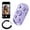 purple, variant on Bluetooth Camera Remote Shutter With Zoom, Iphone and Android Photo Video Control, Front Rear Switch, Usb-C Charging, Adjustable Wrist Strap