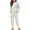 Blue Flower, variant on FOR U DESIGNS Pink Koala Women 2 Piece Pajamas Sets Long Pants and Crew Neck Tops Size 2XL Drawstring Nightwear Sets Long Sleeve Sleepwear Soft with Pockets for Women