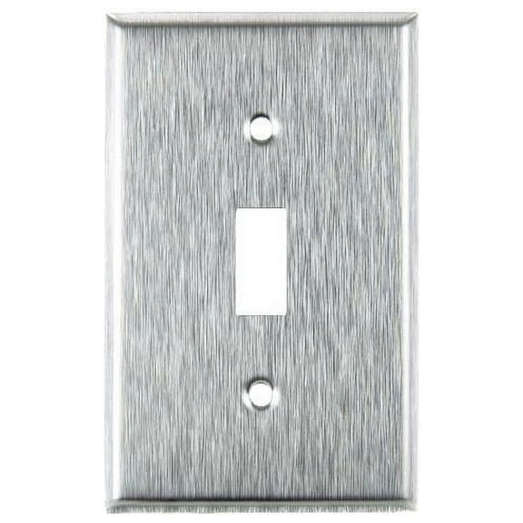 SUNLITE 1 Gang Toggle Plate Steel E101S