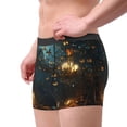 thumbnail image 2 of Naloa Magical Library Butterfly Night Mens Underwear - Boxers for Men, Mens Boxer Briefs, Classic Briefs for Men-Large, 2 of 5