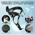 thumbnail image 2 of Ultra Light Carbon Fiber Water Bottle Cage for Road Bikes Mountain Gravel e Bike, 70-74mm Diameter, Matte 2 Pack, 2 of 5