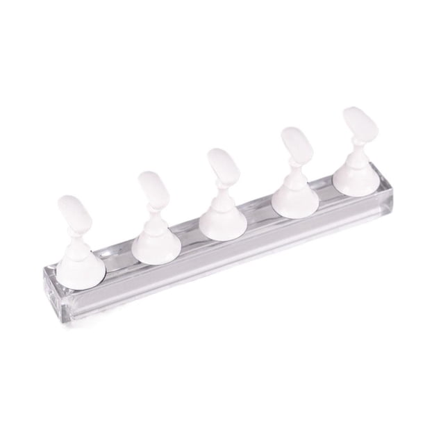 LUVCLS Estante de exhibición para práctica de uñas, tablero de ajedrez, placa para uñas, herramientas para decoración de uñas: