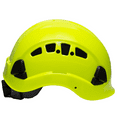 thumbnail image 3 of JORESTECH Ventilated Safety Rescue Helmet with Adjustable Ratchet 6-Point Suspension, HHAT-04 (Lime), 3 of 6