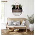 thumbnail image 5 of Front Door Porch Decorations Farmhouse Sweet Farmhouse Door Hanging Sign 11 inch Wooden Wall Sign, Rustic Holiday Wreath Decor for Front Door Porch Home Window Wall Farmhouse Decorations, 5 of 5