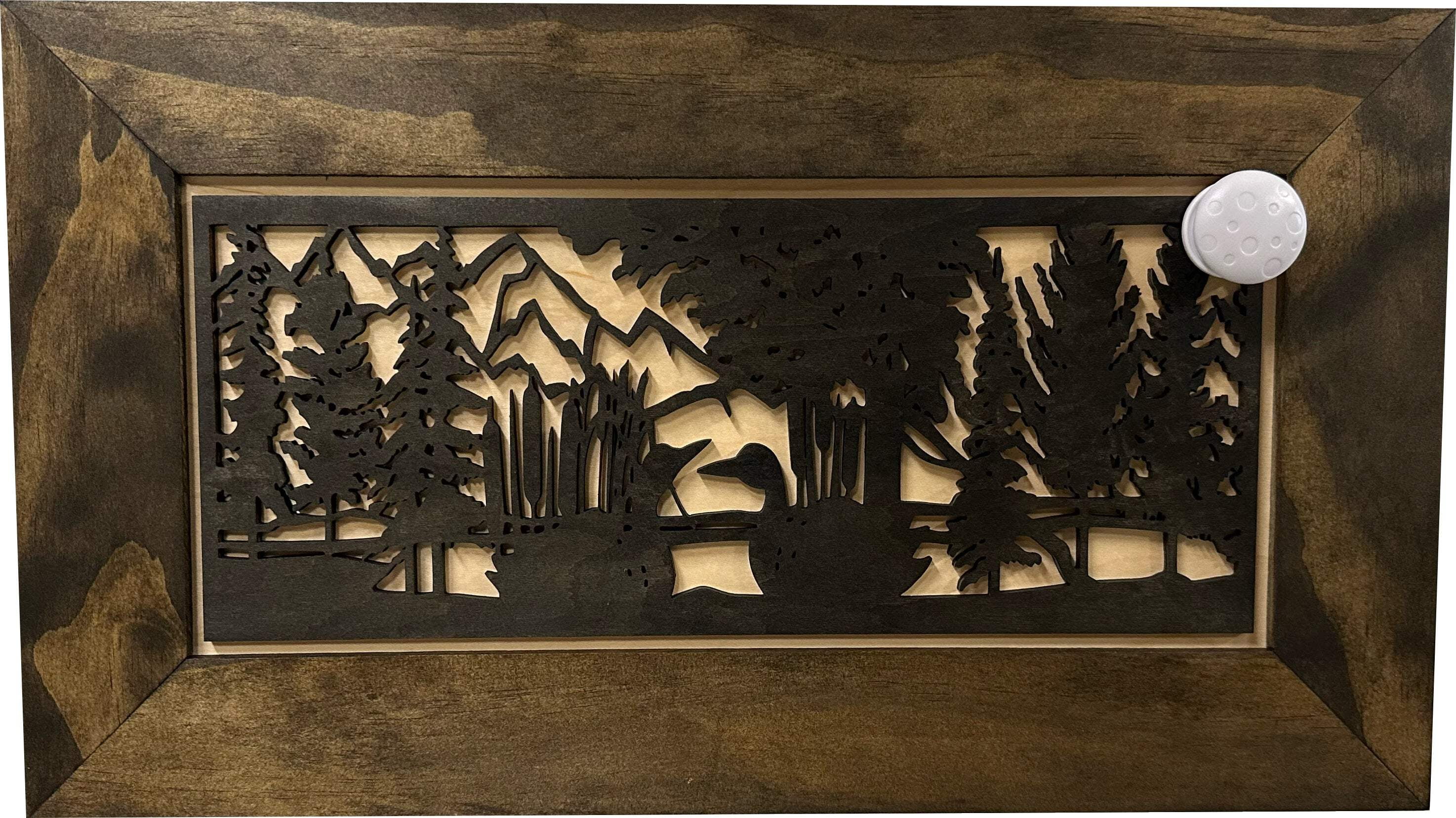Bellewood Designs Nature and Wildlife Ducks On A Pond Wall-Mounted Gun Safe