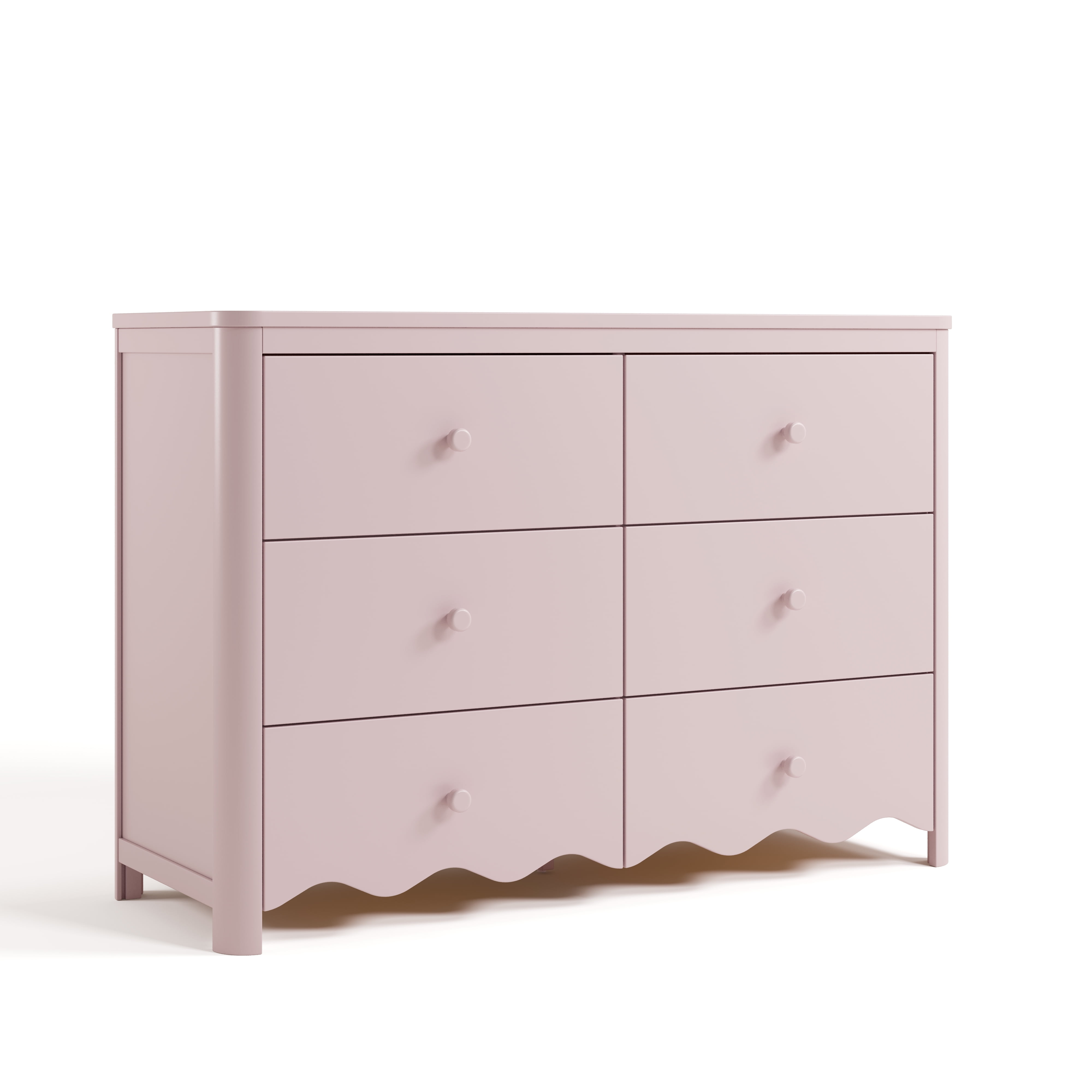 Art of Nursery by Storkcraft Casablanca 6 Drawer Nursery Dresser, Blush