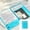 💖Green_Base#1111, variant on Document Folder, File Organizer, A4 Size 12.2 x 9.06 in, Waterproof Plastic, Double Inner Pockets, Side Clip, Subject Tabs, Thin Flat-Lay Writing Board