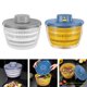 thumbnail image 1 of Deshidratador eléctrico de verduras de 4 litros - Secador de frutas y ensaladas para cocina, recargable por USB, 1200 mAh, polímero apto para uso alimentario, centrifugadora de ensaladas de gran, 1 of 2