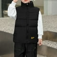 thumbnail image 3 of OGLCCG Kids Boys Puffer Vests Full Zip Stand Collar Sleeveless Puffy Jackets Lightweight Winter Warm Down Coats with Pockets 4-13 Years, 3 of 5
