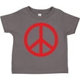 thumbnail image 3 of Inktastic Fun Red Peace Sign Boys or Girls Toddler T-Shirt, 3 of 5