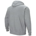 thumbnail image 3 of Men's Colosseum Heathered Gray South Dakota Coyotes Arch and Logo Pullover Hoodie, 3 of 3