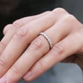 thumbnail image 3 of 1.40Ct Marquise Cut Lab Created Diamond Full Eternity Wedding Band Ring 14K White Gold Plated, 3 of 4
