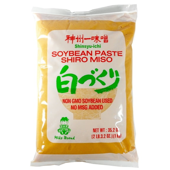 Soybean Paste White Shiro Miso for Miso Soup 2 Lb.3.2 Oz.(1 Kg) No MSG By Miko