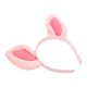 thumbnail image 5 of Pink Animal Ears Headband for Women Lightweight Fabric Iron Plastic One Size Fits Most, 5 of 5