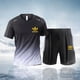 thumbnail image 2 of 2024 Nueva ropa deportiva para hombre, ropa de fitness, ropa para correr, conjunto casual de camiseta + pantalones cortos, ropa deportiva para correr transpirable, conjunto para hombre, 2 of 4
