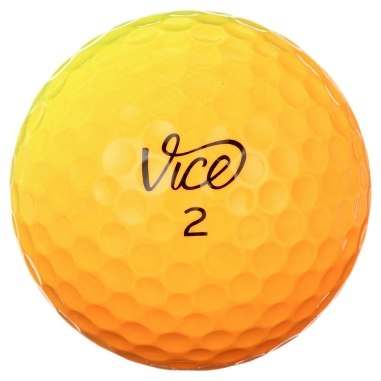 Vice Golf Limited Edition Pro Plus Golf Balls|Shade Yellow