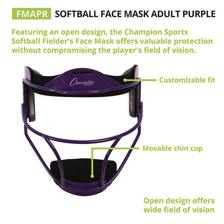 Download Champion Sports Fmapk Adult Softball Fielders Face Mask 44 Pink Walmart Canada PSD Mockup Templates
