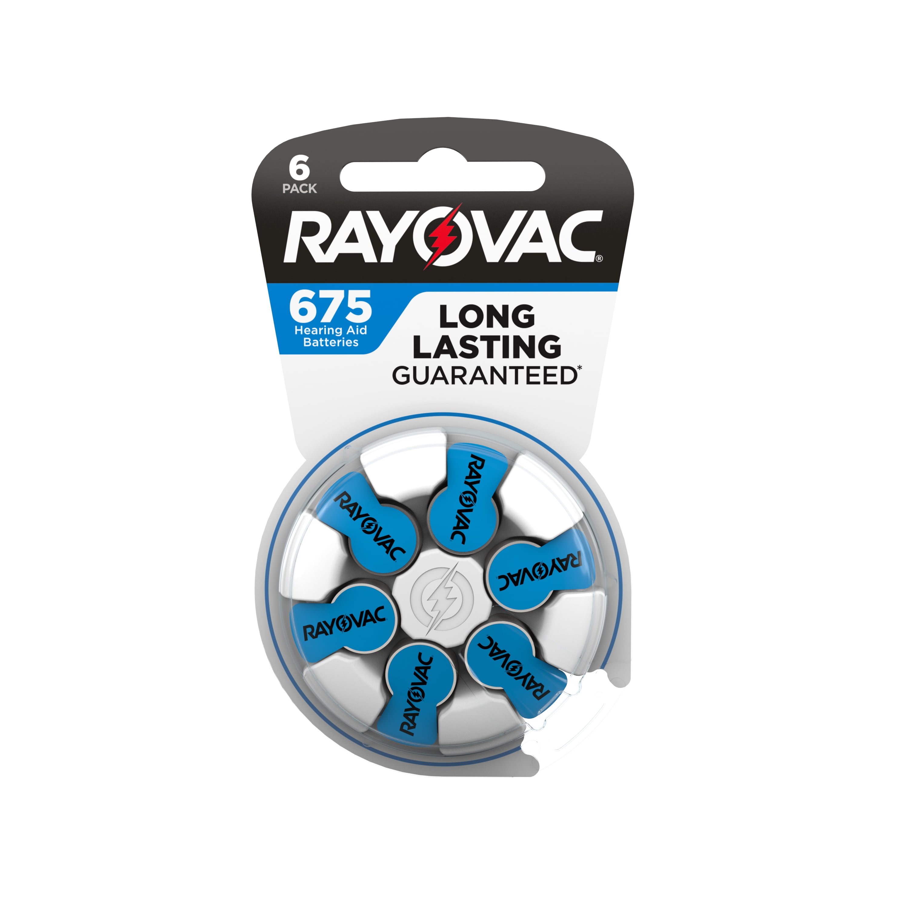Rayovac Hearing Aid Batteries Size 675 Hearing Aid Batteries, 6Pack