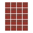 thumbnail image 2 of 20 piezas de papel de regalo para ramos de flores, accesorios para envolver regalos tradicionales Copo de nieve rojo, 2 of 9