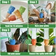 thumbnail image 6 of 4 Pack Terracotta Watering Spikes, Eco-Friendly Indoor/Outdoor Automatic Plant Hydration System, Delightful Slow Release Watering for Time-Saving Care, 6 of 7