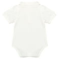 thumbnail image 2 of FYMNSI Baby Boy Linen Christening Baptism Outfit Blessing Formal Suit Gentleman Short Sleeve Tuxedo Clothes 18-24 Months Light Blue, 2 of 8