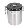 thumbnail image 1 of Bote de café, recipientes de café, buen tarro de café para almacenamiento de granos de café de 1,5 L, el mejor de su clase, 1 of 8