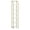 White Gold, variant on Hzuaneri Bookshelf Narrow Bookcase, Tall Storage Rack with Steel Frame, Display Standing Shelf Unit, Skinny Book Shelf for Study Living Room Home Office, Industrial Style, 6-Tier Black