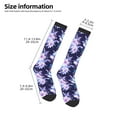thumbnail image 2 of Balery blue starry sky Skull flower Calcetines novedosos Calcetines deportivos Calcetines hasta la rodilla Calcetines de algodón Calcetines originales y geniales, 2 of 6