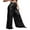 Black, variant on Women Sequin Pants Sparkly Glitter High Waisted Wide Leg Pants, Loose Trousers Sequin Slacks Pant for Party Clubwear