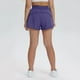 thumbnail image 4 of Odeerbi 4-13 Años Niñas Bermudas Deportivas de Verano Pantalones Cortos de Yoga de Color Sólido Con Cremallera Y Bolsillo, 4 of 6
