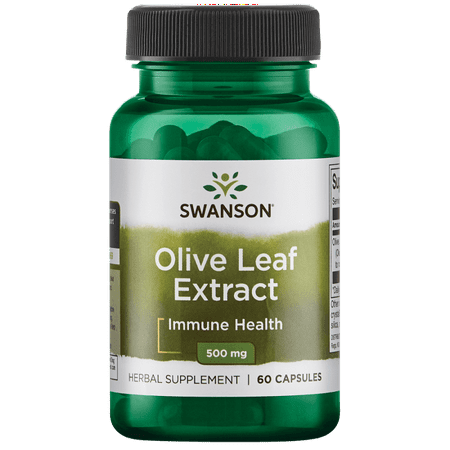 Swanson Olive Leaf Extract 500 mg 60 Caps
