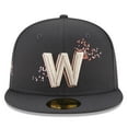 thumbnail image 2 of Men's New Era Graphite Washington Nationals 2022 City Connect 59FIFTY Fitted Hat, 2 of 6