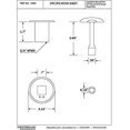 thumbnail image 3 of Westbrass R500-07 Flèche Style Log Plus Léger Garniture Allumée pour 0,74 Po NPSM Vannes en Nickel Satiné, 3 of 3
