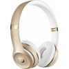 Refurbished Apple Beats Solo3 Gold On Ear Headphones MNER2LL/A