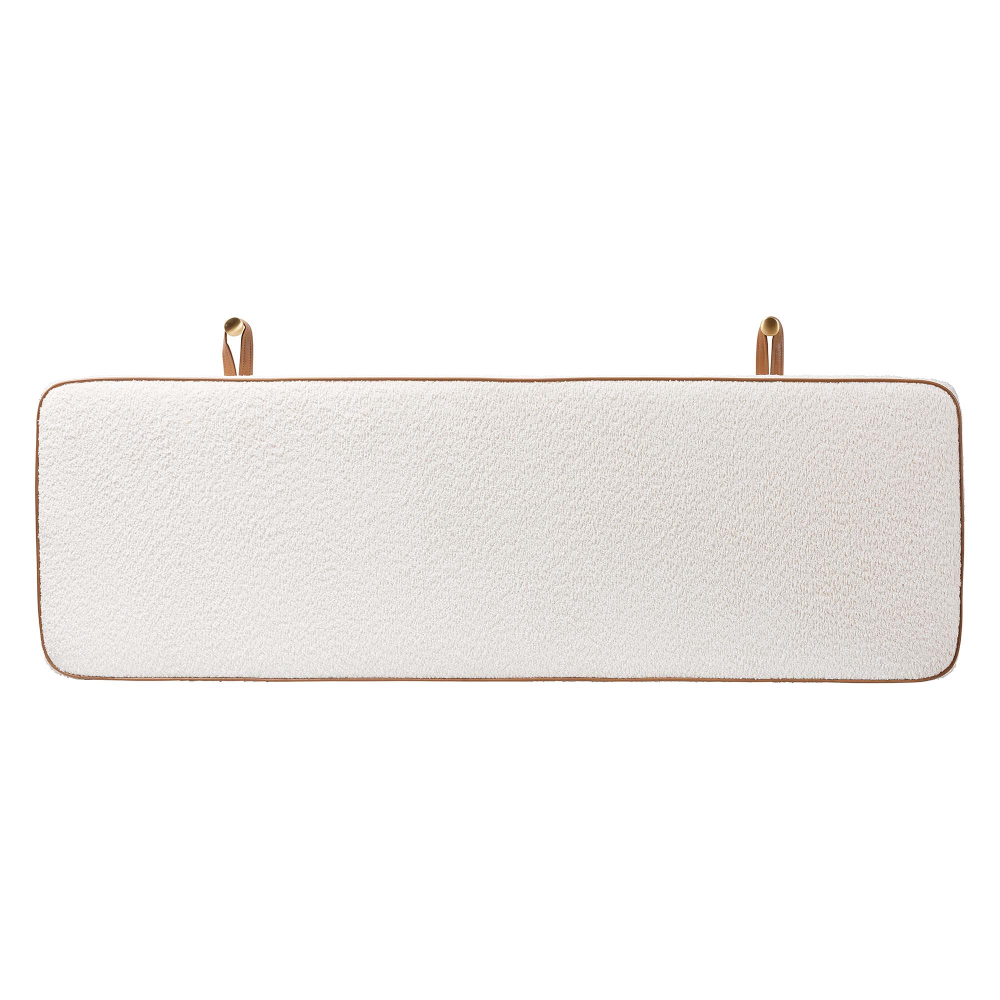 Baxton Studio Belden Modern Wall-Mounted Headboard, Queen, White
