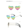 thumbnail image 4 of Retro Heart-Shaped Polarized Sunglasses for Women and Teens - Cute UV Protection for Beach, Parties, and Festivals - Stylish Vintage Love Heart Eyewear for Summer Fun, 4 of 6