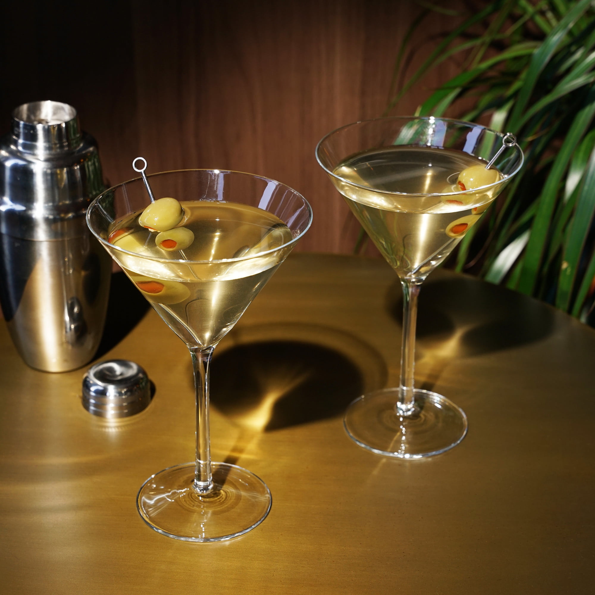 Viski Double Walled Cocktail Glasses - Insulated Martini Glasses