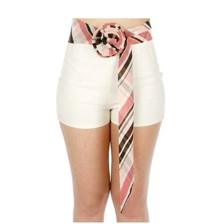 Boutique Rosette - Girls Multi Color Plaid Pattern Rosette Accent Sash Belt 3.5 x 50 Length