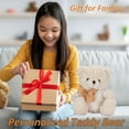 thumbnail image 6 of Personalized Gifts for Women Men Stuffed Bear Plush Toys with Customized Photo Text, Personalized Teddy Bear as Special Gifts for Christmas Valentines Day Birthday, 10 inch-Photo Text, 6 of 6