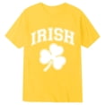 thumbnail image 4 of Boys Girls St Patricks Day Shirt Toddler Kids Irish Shamrock Clover T-Shirt Short Sleeve Tee Top 1-13 Yearsï¼Yellow,120), 4 of 4
