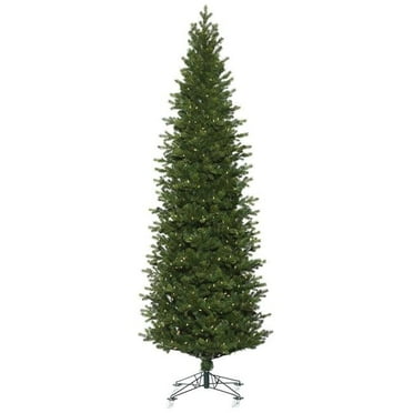 Vickerman 12' x 49" Eagle Fraser Slim Artificial Christmas Tree, Warm White Dura-lit LED Lights