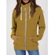 thumbnail image 2 of Sudadera con cremallera y cordón para mujer, chaqueta de manga larga con cuello levantado, prendas de vestir con bolsillo para el trabajo, jengibre XXL, 2 of 4