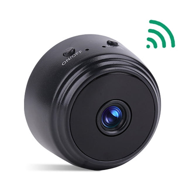 Cámara de seguridad para interiores, cámara inteligente para el hogar con WiFi de 1080p, sensor de movimiento de tamaño pequeño, cámara de seguridad para interiores con monitor de visión nocturna