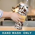 thumbnail image 6 of Brown Cow Print 30 oz Tumbler with Flip Straw - Insulated Water Bottle with Handle for School - Stainless Steel Cups with Lid - Birthday Gifts Idea - Hand Wash Only, 6 of 6