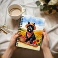 thumbnail image 3 of Vintage Scottish Terrier Says Hello Mother's Day Summer Sunflower Field Spiral Bound Journal Scottie Dog Lover Gifts 5x7in Spiral Notebook - 12005, 3 of 5